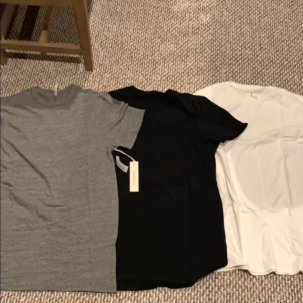 Fear of god three T-shirt bundle